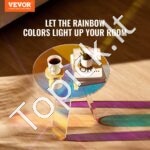 Spalvingas akrilinis šoninis staliukas φ45 x 48 cm, lengvai valomas - Image 8