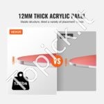 Spalvingas akrilinis šoninis staliukas φ45 x 48 cm, lengvai valomas - Image 6