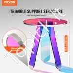 Spalvingas akrilinis šoninis staliukas φ45 x 48 cm, lengvai valomas - Image 5