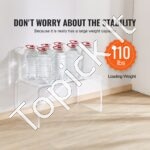 Akrilo C formos kavos staliukas, 41,4 cm, skaidrus, šoninis - Image 7