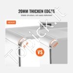 Akrilo C formos kavos staliukas, 41,4 cm, skaidrus, šoninis - Image 6