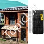 Aparatūros audinys 91 x 127 cm, 1"x1" akių, cinkuota viščiukų viela su žnyplėmis ir pirštinėmis. - Image 2