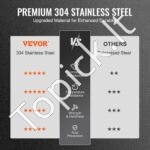 Apvalus dūmtraukio dangtelis, 152,4 mm, 304 nerūd. plieno, 300 mm. - Image 7