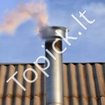 Apvalus dūmtraukio dangtelis, 152,4 mm, 304 nerūd. plieno, 300 mm. - Image 2