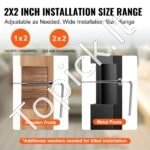 30 vnt. 3,2 mm nematomi įtempikliai ir kabelių turėklų įranga, juoda - Image 7