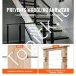 30 vnt. 3,2 mm nematomi įtempikliai ir kabelių turėklų įranga, juoda - Image 5