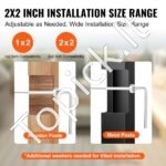 20 vnt. T316 nerūdijančio plieno 3,2 mm nematomi įtempikliai ir kabelių turėklų įranga, sidabrinė - Image 10