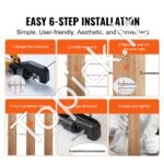 20 vnt. T316 nerūdijančio plieno 3,2 mm nematomi įtempikliai ir kabelių turėklų įranga, sidabrinė - Image 7