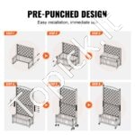 Dėžė augalams su grotelėmis 75 x 33 x 156 cm 2 vnt - Image 7