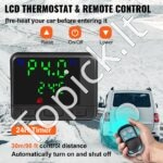 Automobilinis dyzelinis šildytuvas su LCD ir nuotoliniu valdymu, 8 kW - Image 5