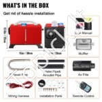 Automobilinis dyzelinis oro šildytuvas 5 kW su oro išleidimo anga - Image 4