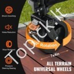 Sulankstomas sodo vežimėlis 150 L  890 x 540 x 1080 mm - Image 10