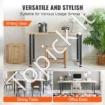 711,2 mm juodos plieninės rašomojo stalo kojos (4 vnt., 544,3 kg talpa) - Image 5