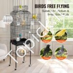 Didelis paukščių narvas su stovu 45,7x35,5x151 cm - Image 3