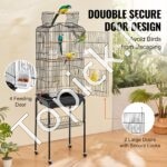 Didelis paukščių narvas su stovu 45,7x35,5x151 cm - Image 4