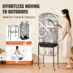 Didelis paukščių narvas su stovu 45,7x35,5x151 cm - Image 5