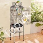 Didelis paukščių narvas su stovu 45,7x35,5x151 cm - Image 8