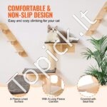 Sieninės kačių lentynos medis su šokinėjimo lentomis 7 vnt - Image 5