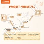 Sieninės kačių lentynos medis su hamaku 9 vnt - Image 7