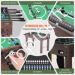 Rankinio futbolo stalas 121 cm - Image 3