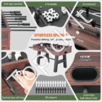 Rankinio futbolo stalas 140 cm su dveis puodelių laikikliais - Image 3