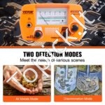 Metalo detektorius 20 cm ritė, tikslus ekranas, aliuminio kotas (96-124 cm) - Image 7