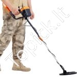 Metalo detektorius 20 cm ritė, tikslus ekranas, aliuminio kotas (96-124 cm) - Image 2