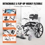 Savaeigis neįgaliųjų dušo vežimėlis, 136 kg - Image 5