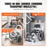 Savaeigis neįgaliųjų dušo vežimėlis, 136 kg - Image 4