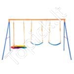 Metalinės kiemo sūpynės 3 in 1  iki 275 kg