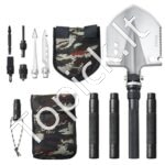 Sulankstomas nešiojamas daugiafunkcis kastuvas 13 in 1, 4 dalių