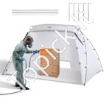 Dažymo palapinė 3x2x1,8 m, sulankstoma su grindimis