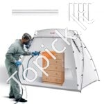 Purškiamų dažų pastogė 2,3x1,6x1,6 m, sulankstoma su grindimis