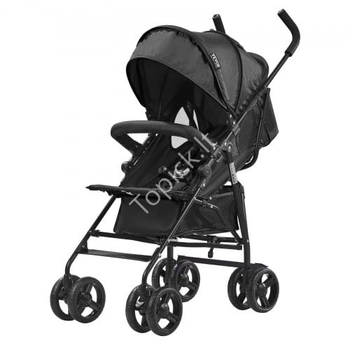 us2FBXYETCHSSXOBHKVYLV02Fgoods_img-v12Ftandem-strollers-m100-1.2.jpg Vaikiškas vežimėlis su reguliuojama nugaros atrama, juodas - Image 1