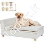 Augintinių sofa/lova iki 50 kg 91x58x42 cm