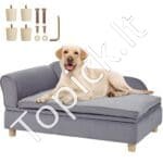 Augintinių sofa/lova iki 50 kg 91x58x42 cm
