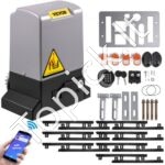 Stumdomų vartų atidarytuvas 1800 KG, 7 m,  nuotolinis ir APP valdymas