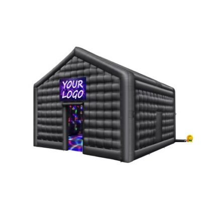 Pripučiamas naktinis klubas 16.4 x 13.1x 12.5 Ft Blow up Party palapinė su šviesomis