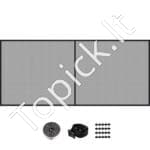 Garažo durų ekranas, 16 x 7 pėdų, su magnetu ir pasvertu dugnu, pritaikytas vaikams ir augintiniams.