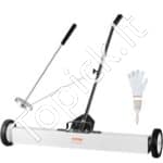 91 cm magnetinis šlavimo įrankis su ratukais, teleskopinis surinkimo įrankis