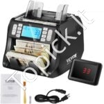 Banknotų skaičiuotuvas su UV MG IR DD padirbtų banknotų aptikimu