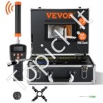 Kanalizacijos kamera, 17,8 cm 1000TVL ekranas, 30 m vamzdynų tikrinimo kamera su 512 Hz lokatoriumi