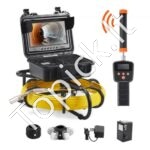 Kanalizacijos kamera, 22,9 cm 720p ekranas, 50 m vamzdžių apžiūrai, 512 Hz sonaras