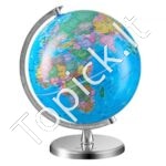 Besisukantis pasaulio gaublys su stovu 203,2 mm 360°