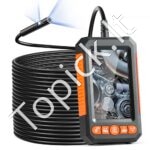 Endoskopo kamera su apšvietimu, dvigubo objektyvo boroskopas, 4,3" ekranas, 15 m kabelis.