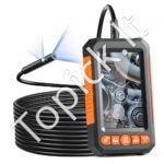 Endoskopo kamera su apšvietimu, dvigubo objektyvo boroskopas, 4,3" ekranas, 5 m kabelis.