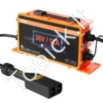 36V 12A išmanusis akumuliatoriaus įkroviklis, skirtas EZGO D-Style, IP67, ETL