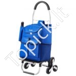 Sulankstomas laiptų pirkinių krepšelis 36L