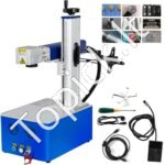 Etikečių graviravimo pluošto lazerinis įrenginys 8000 mm/s 20 W, 150 x 150 mm