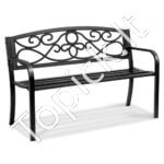 1,27 m metalinis suoliukas, 249,48 kg talpa, su atlošu ir porankiais.